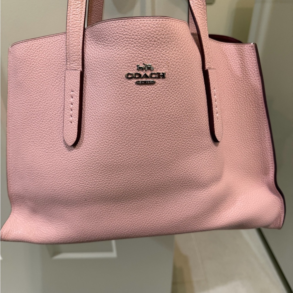 Coach Blush Pink Leather Tote